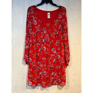 Women's Needle & Thread Floral Dress - Size L - Red